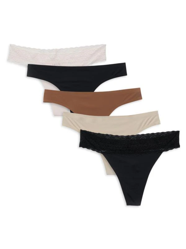 Ava & Aiden 5-Pack Solid Bikini Briefs 3