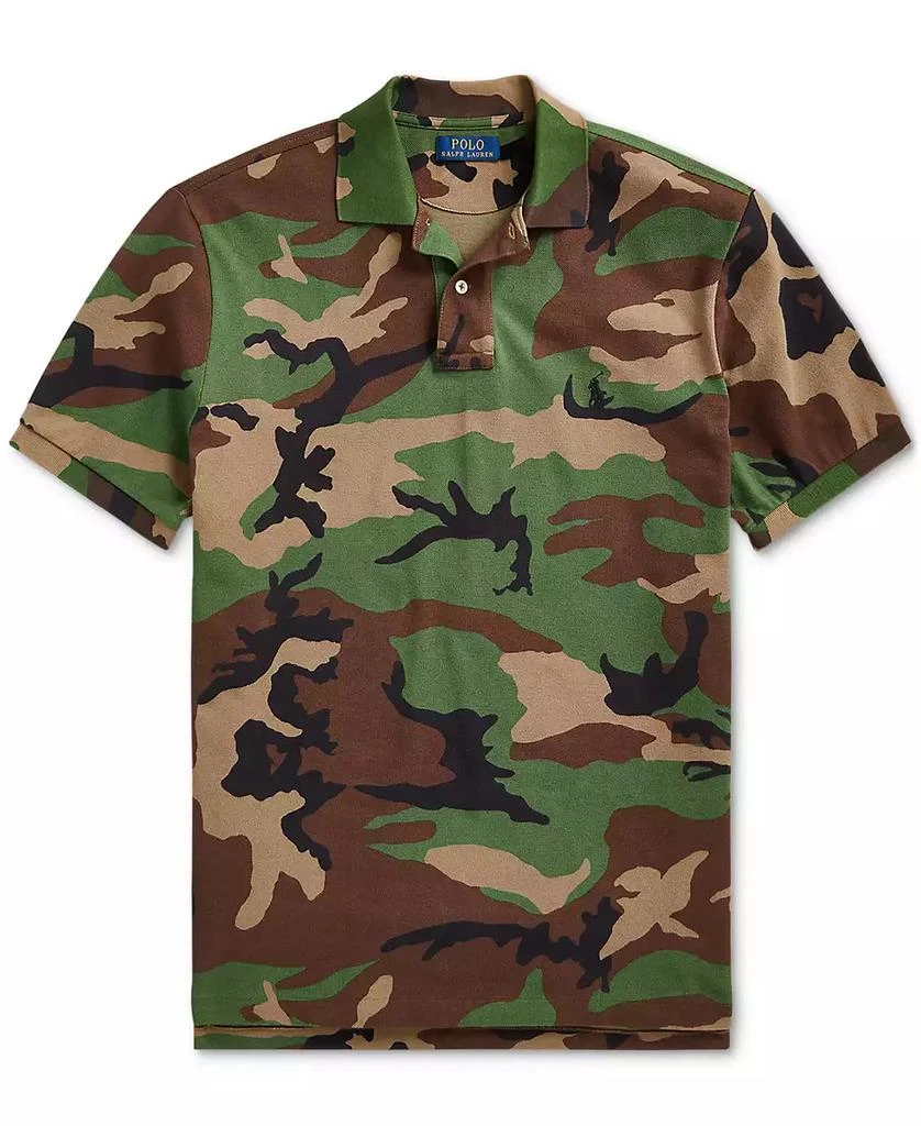 Ralph Lauren Men's Classic-Fit Camo Cotton Mesh Shirt 5