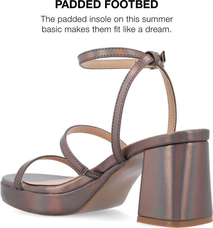 Journee Collection Samilee Block Heel Platform Sandal 9