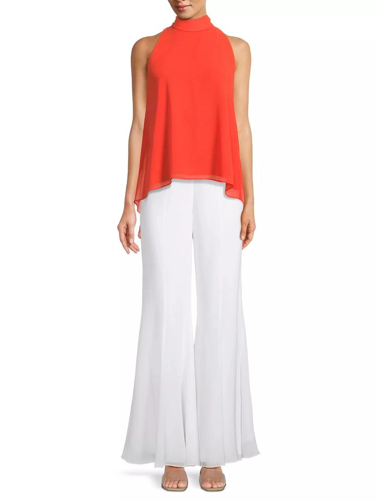 UNGARO Perry Chiffon Sleeveless Blouse 2