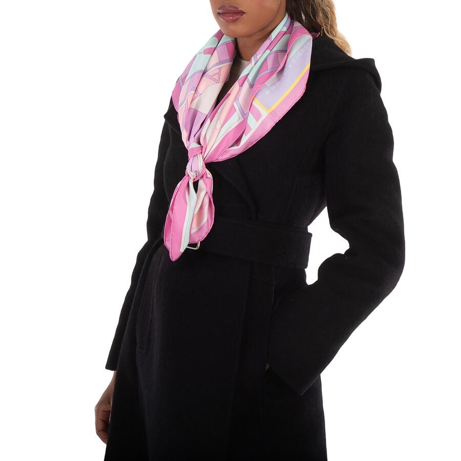 BVLGARI Heritage Silk Twill Sqaure Scarf