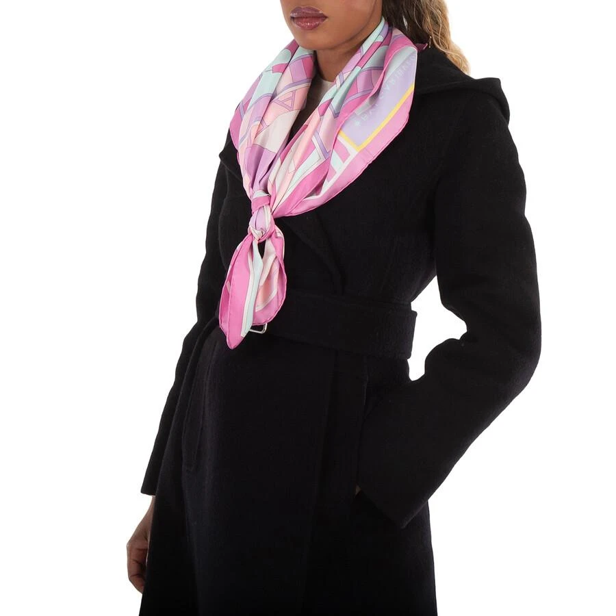 BVLGARI Heritage Silk Twill Sqaure Scarf 1