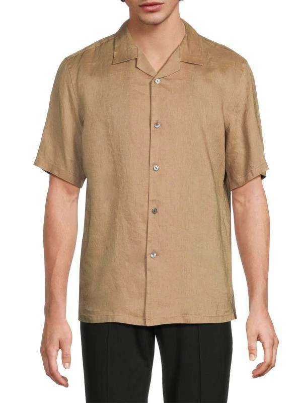 Theory Daze Linen Camp Shirt 1