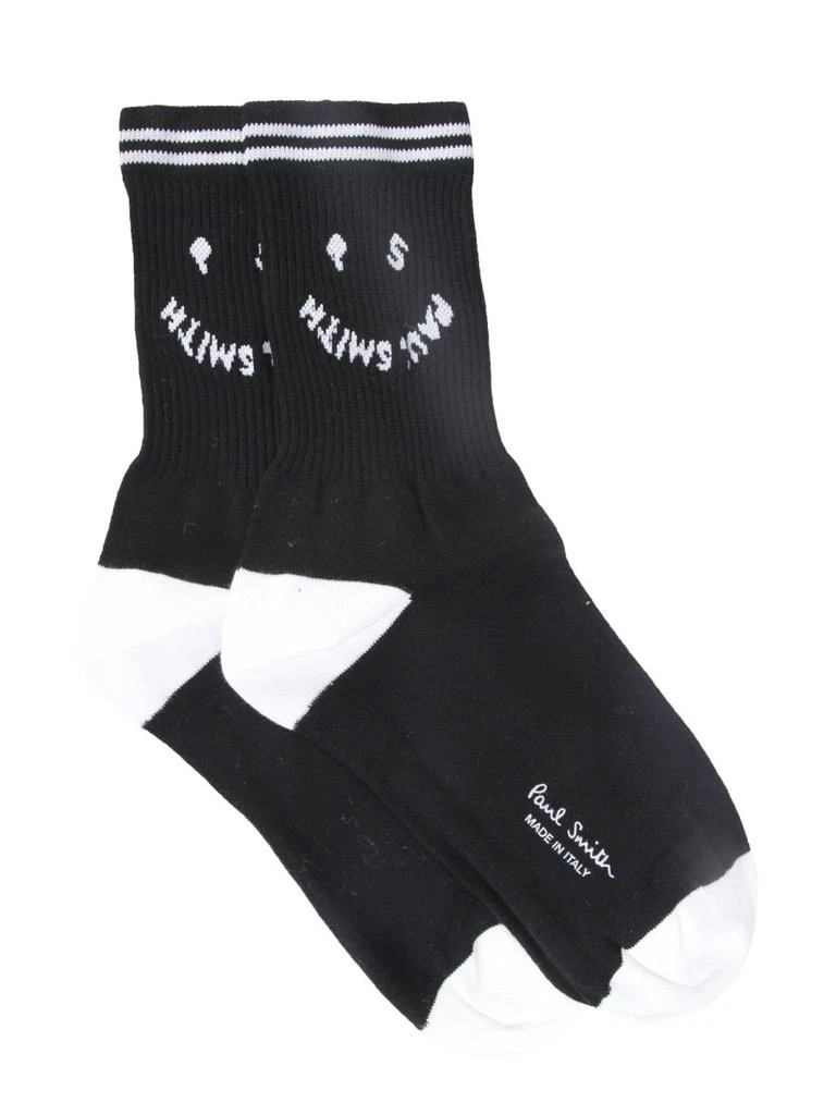 Paul Smith Paul Smith Smiley Logo Intarsia Socks 1