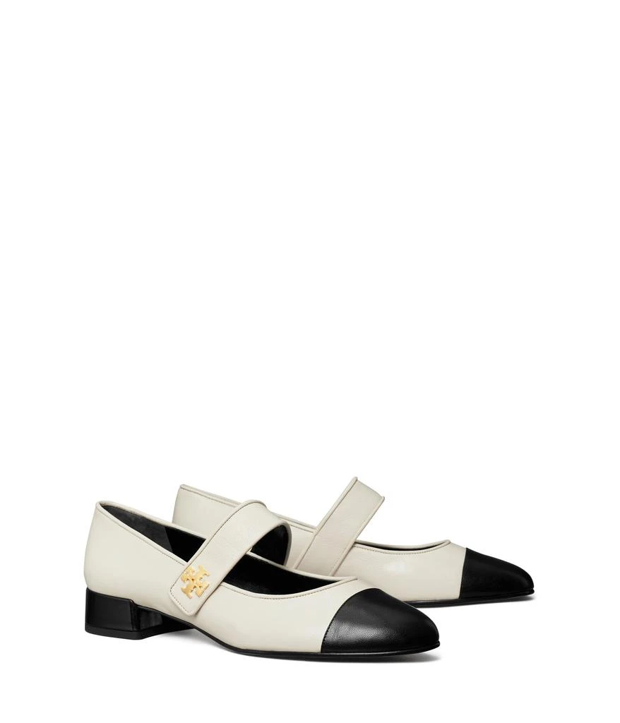 Tory Burch Cap-Toe Mary Jane Heel Ballet 25mm 1