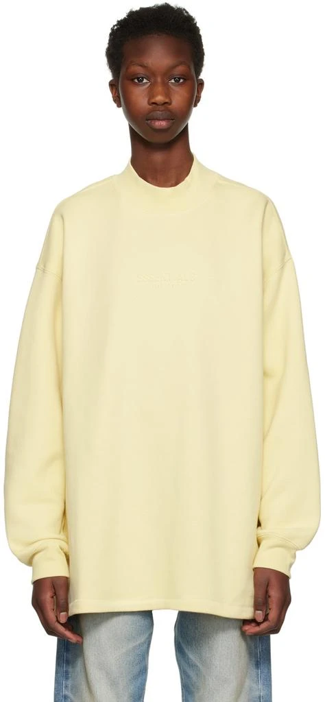 Fear of God ESSENTIALS Yellow Relaxed Sweatshirt 1