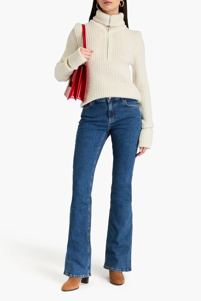 PHILOSOPHY di LORENZO SERAFINI Ribbed wool half-zip sweater 2