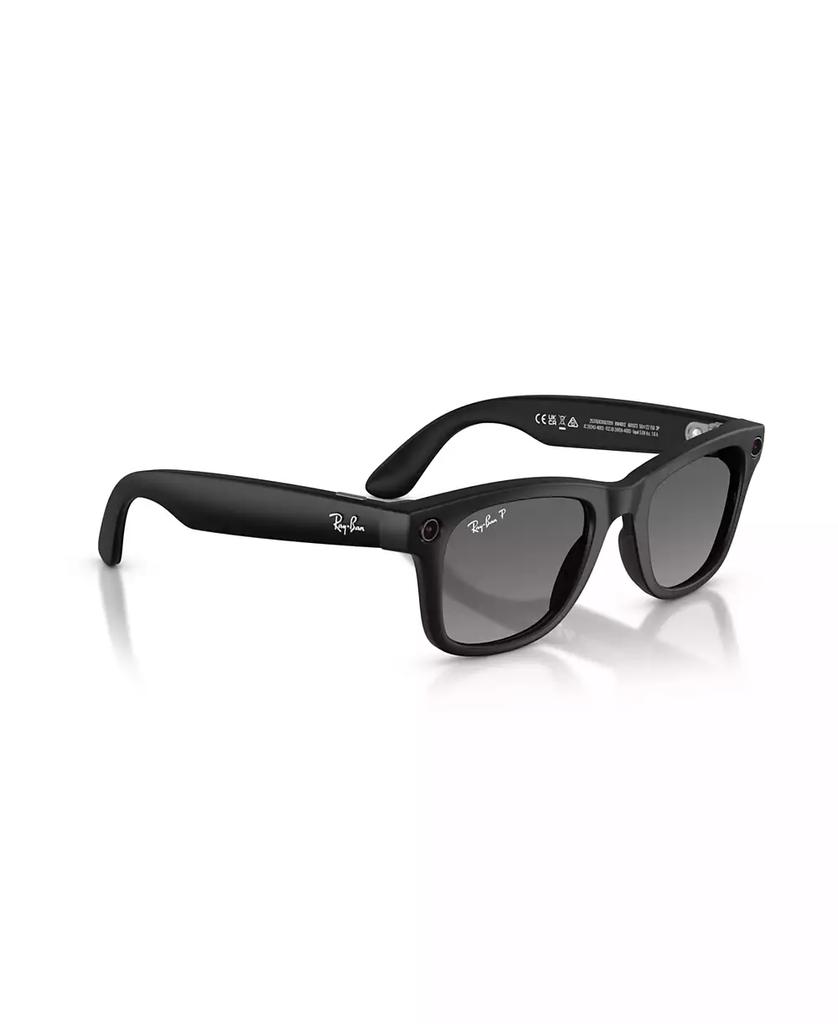 Ray-Ban Unisex Polarized AI Glasses, Meta Wayfarer RW4012 - GEN 2