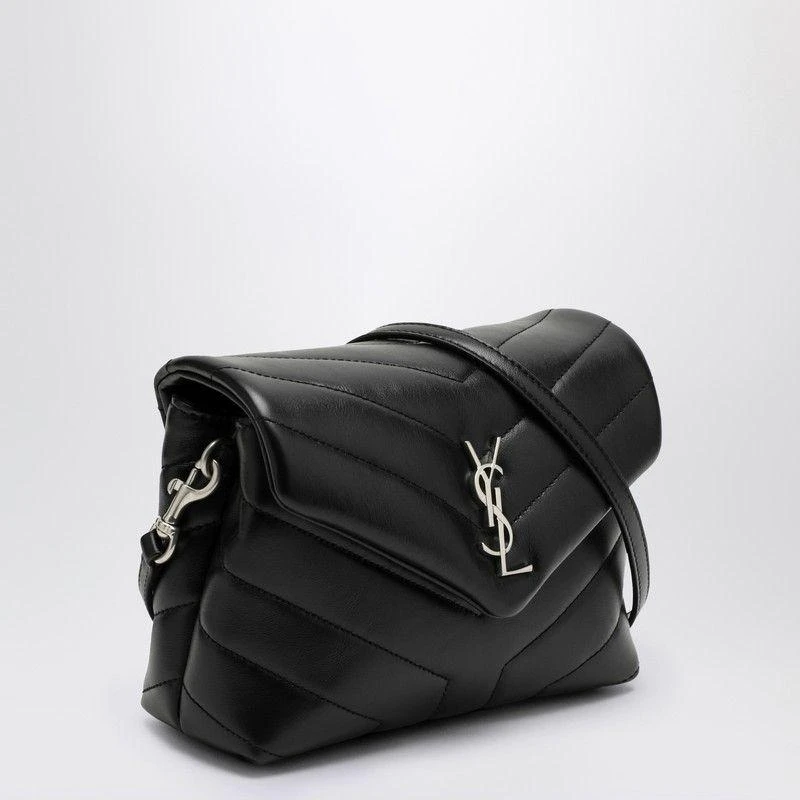 Yves Saint Laurent Saint Laurent Black/Silver Loulou Toy Bag 2