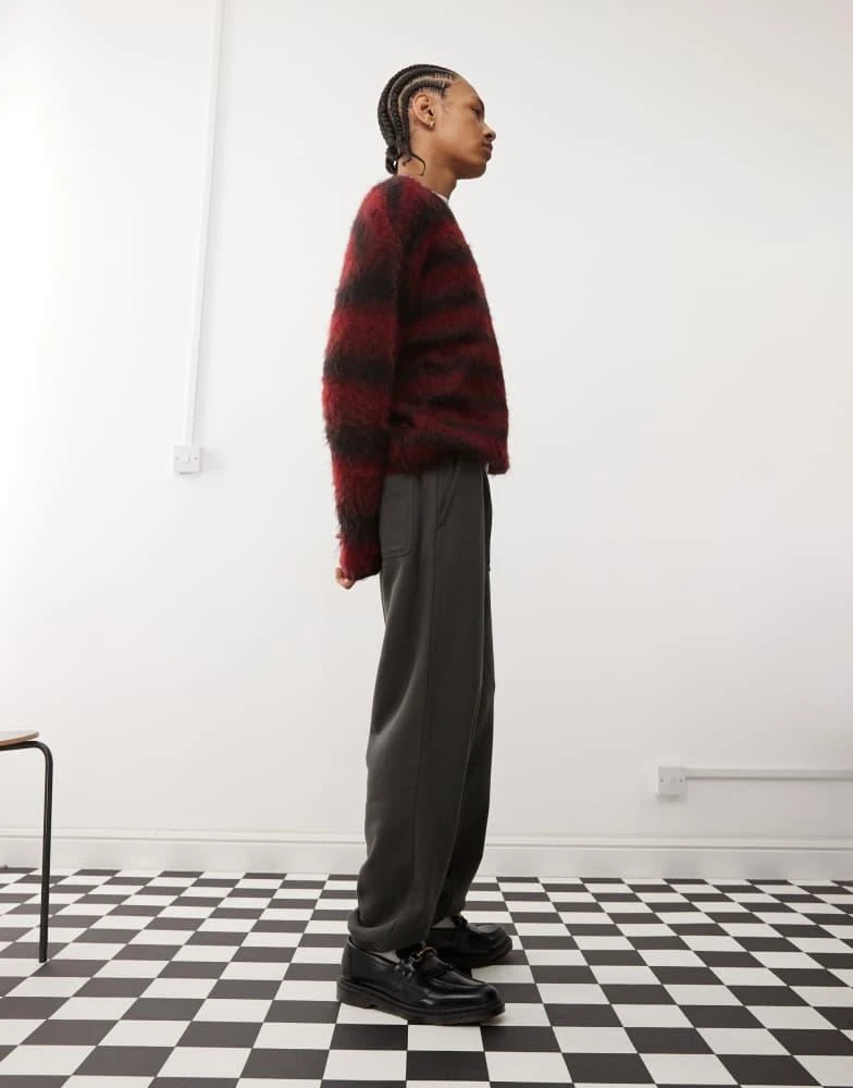 Weekday Weekday joggers in off-black 2