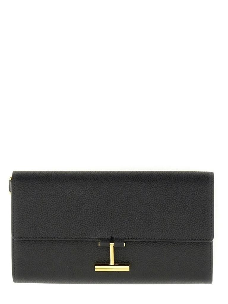 Tom Ford Tom Ford T-Shaped Foldover-Top Pouch from Cettire