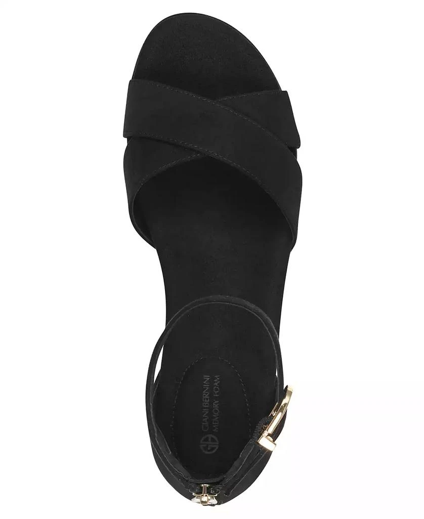 Giani Bernini Women's Eviee Memory Foam Wedge Sandals, Created for Macy's 8
