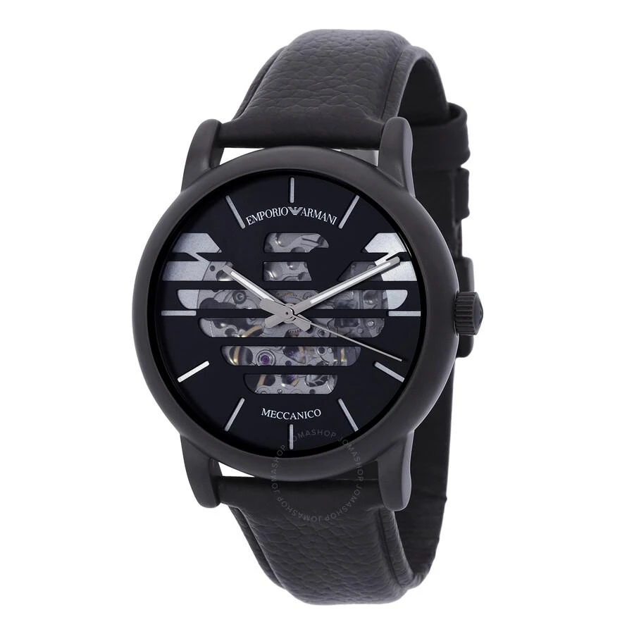 Armani Luigi Automatic Black Dial Men's Watch AR60032 1