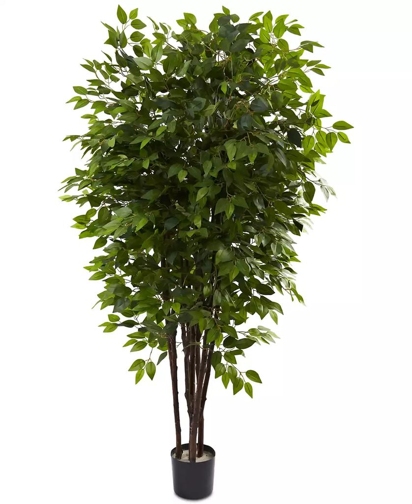 NEARLY NATURAL 6.5' Deluxe Artificial Ficus Tree