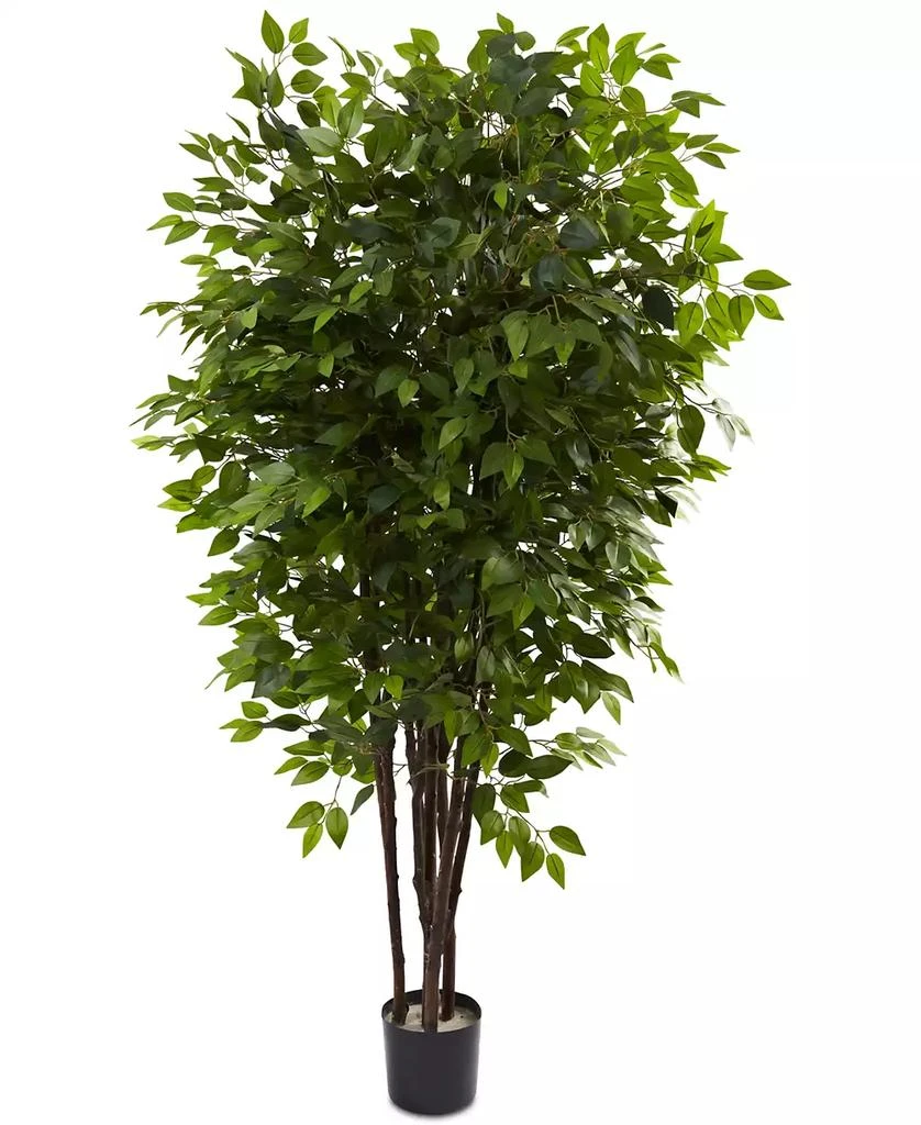 NEARLY NATURAL 6.5' Deluxe Artificial Ficus Tree 1