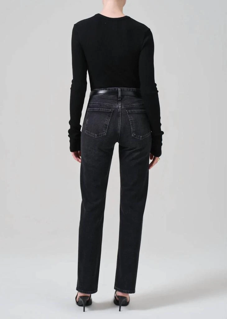 Citizens of Humanity Zurie High Waist Straight Leg Jeans In Stormy 3