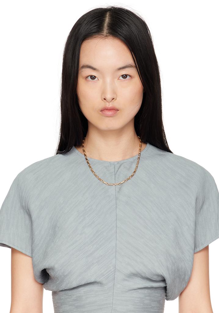 Laura Lombardi Gold Bar Chain Necklace