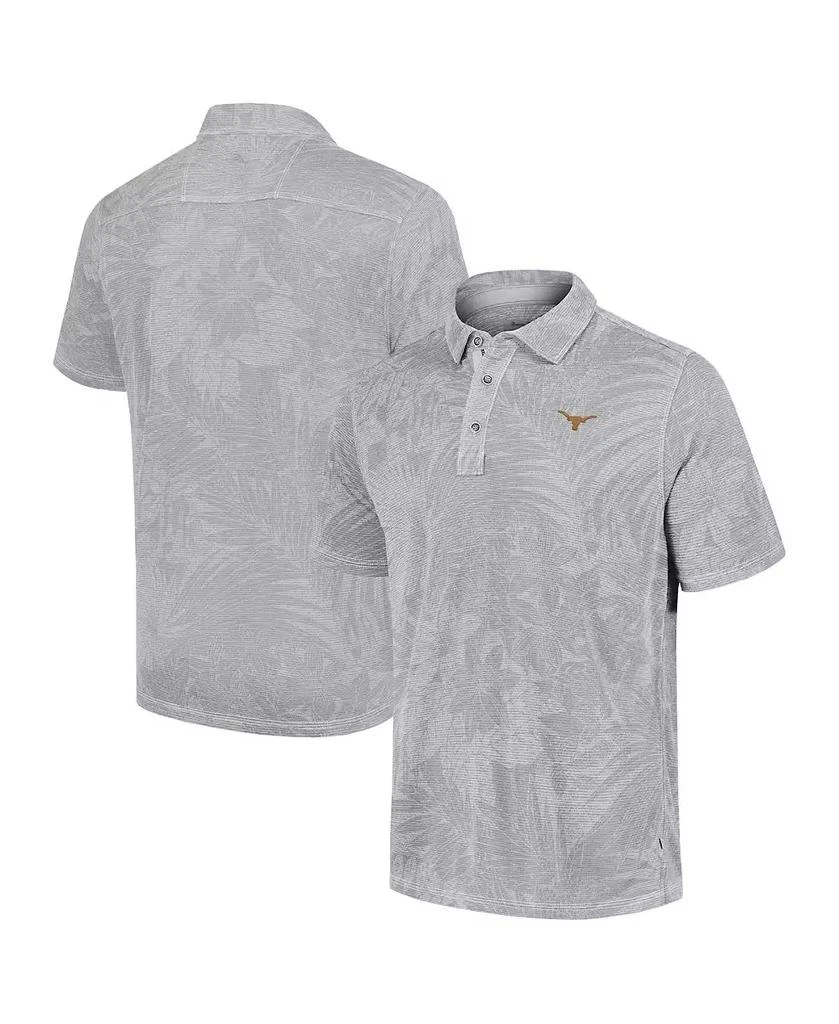 Tommy Bahama Men's Gray Texas Longhorns Big Tall Sport Santiago Paradise Polo Shirt 1