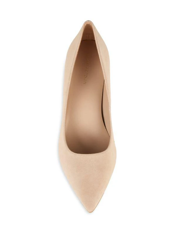 Stuart Weitzman Dancer Stiletto Heel Suede Pumps 5