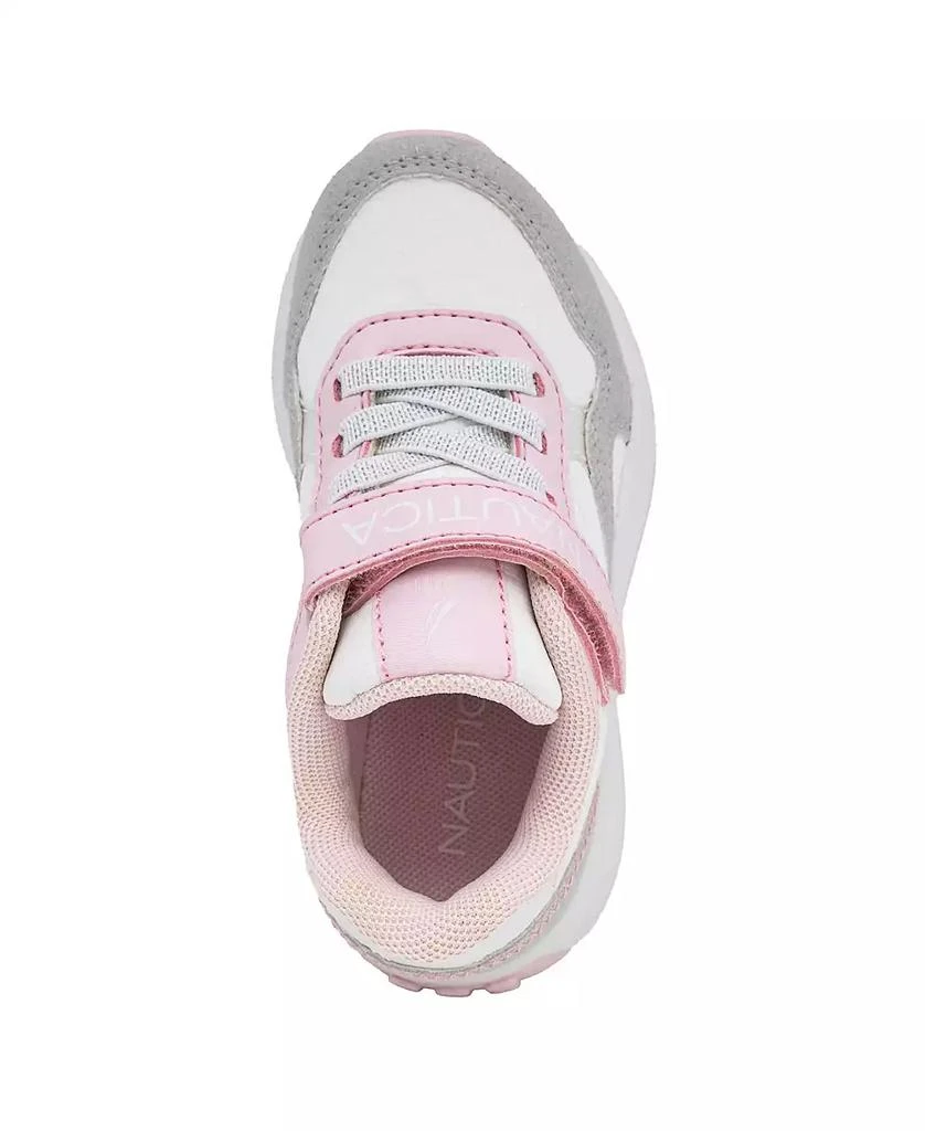 Nautica Toddler and Little Girls Kian Athletic Sneakers 5