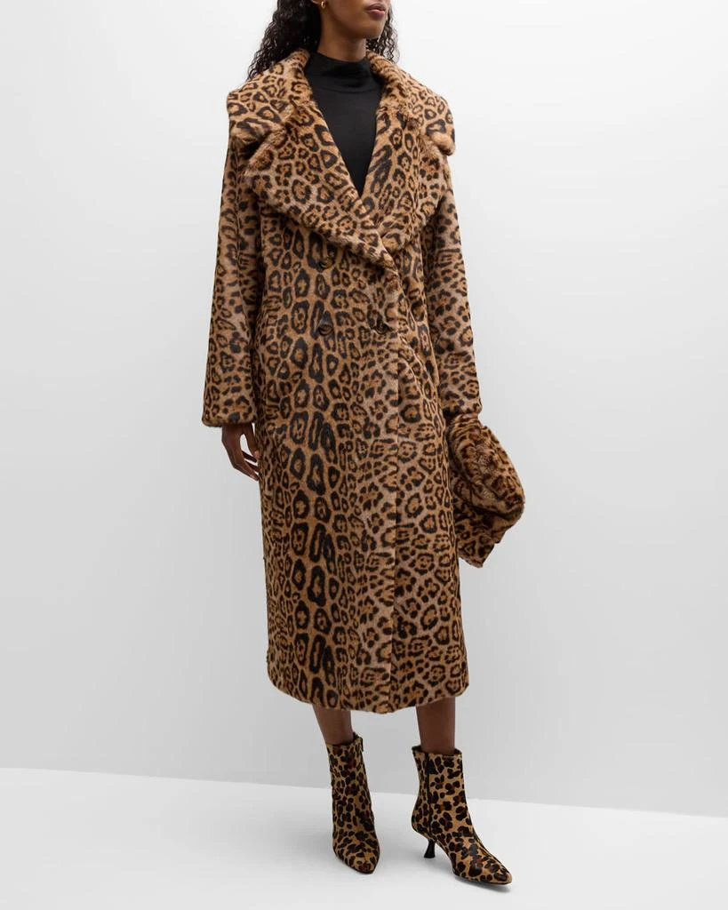 Simon Miller Jetz Cheetah Faux-Fur Coat 3