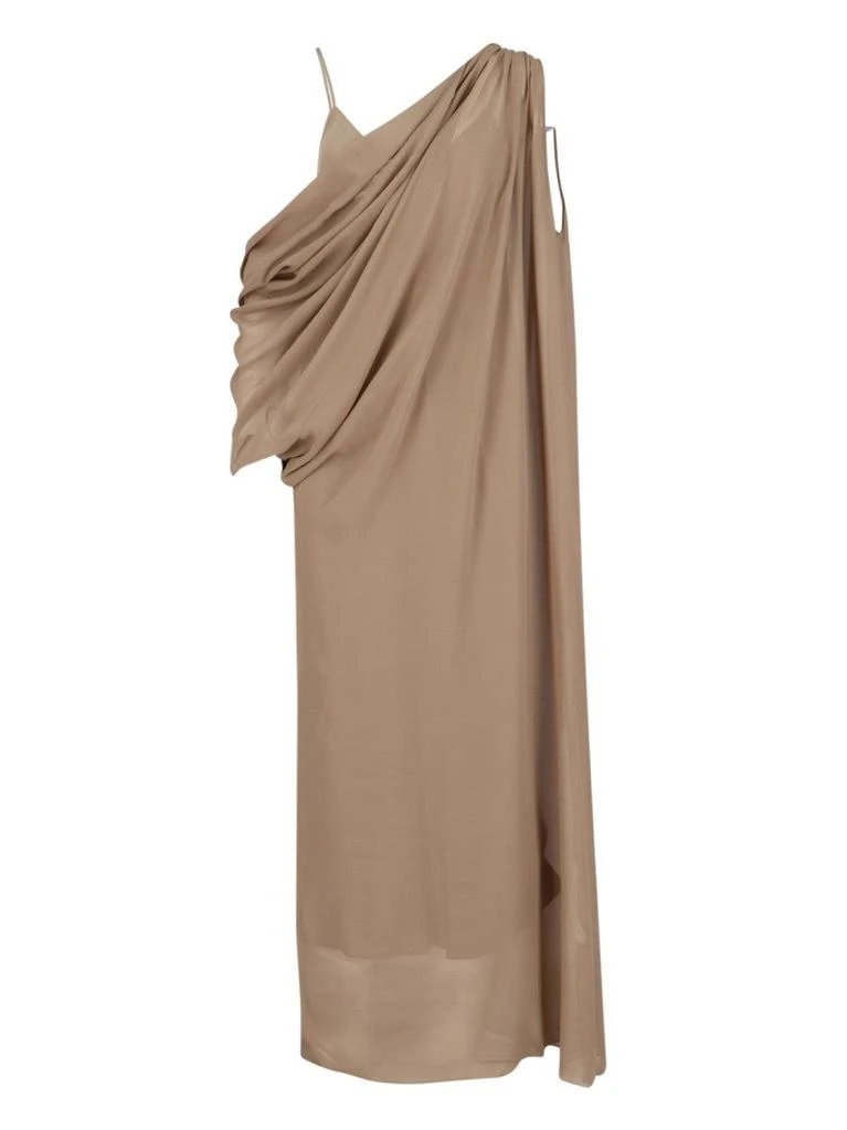chinese dress ladies Bias Maxi Dress, Beige Snakeskin / Xs by SPRWMN main image 0