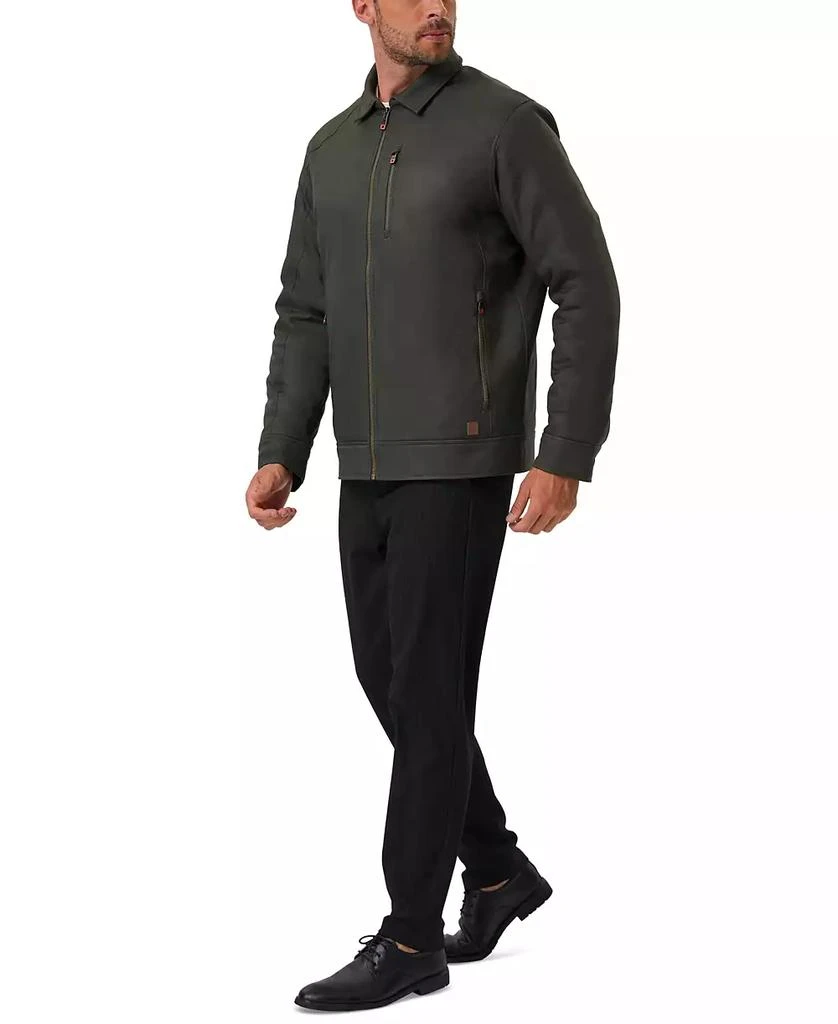 HAWKE & CO Men's Flannel Lined Chore Jacket 3