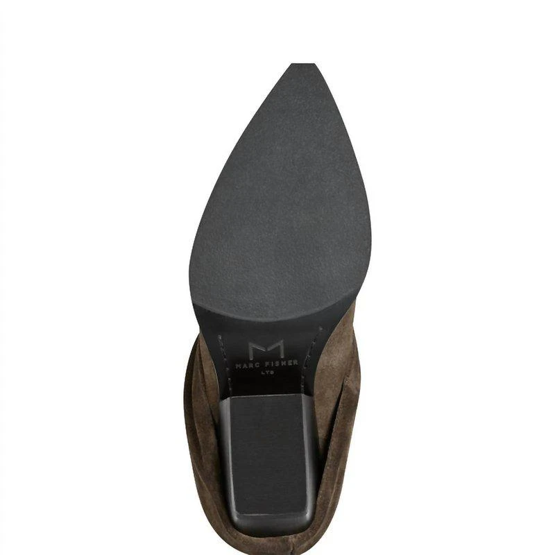 Marc Fisher Women's Calysta Boot In Dark Green 2