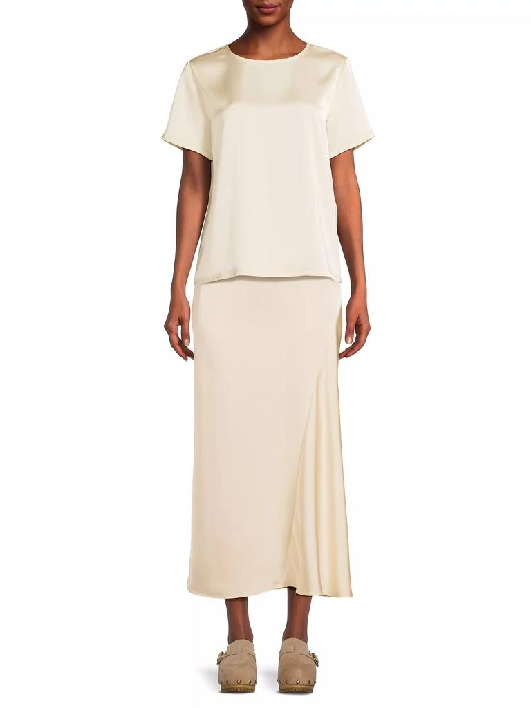 Weekend Max Mara Gilbert Satin Crewneck Top 2