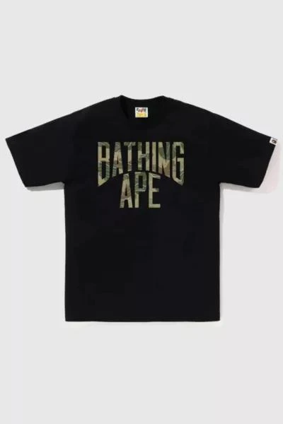 Bape BAPE Layered Line Camo NYC Logo Tee 1