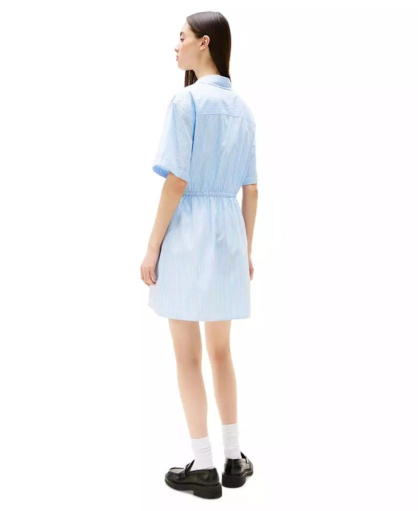 Tommy Jeans Women's Cotton Stripe Mini Shirt Dress 4