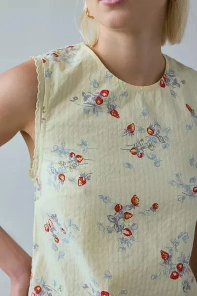 Kimchi Blue Kimchi Blue Delaney Sleeveless Lace-Trim Shift Mini Dress 4