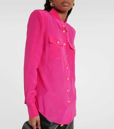 Balmain Silk crêpe de chine shirt 4