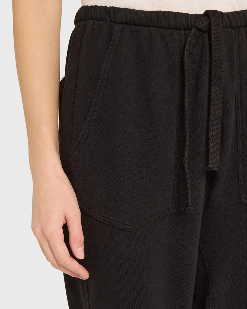 Nili Lotan Dulce Drawstring Tapered Sweatpants 5