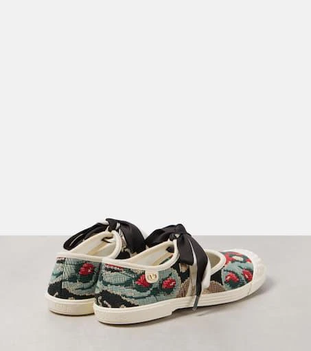 Valentino Bay By Bay jacquard Mary Jane sneakers 2