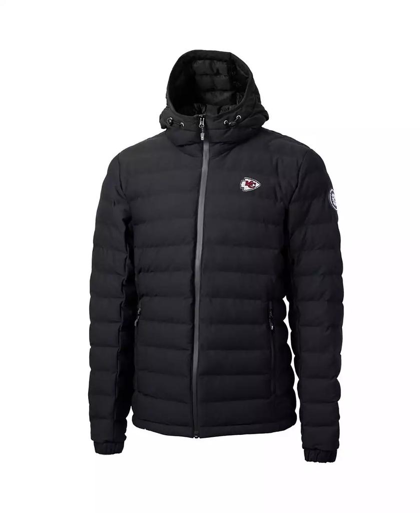 Cutter & Buck Men's Black Kansas City Chiefs Mission Ridge Full-Zip Puffer Jacket