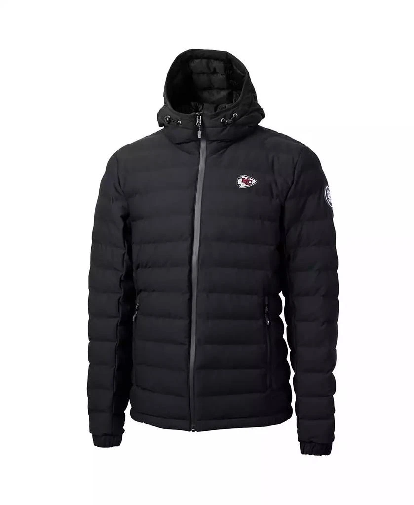 Cutter & Buck Men's Black Kansas City Chiefs Mission Ridge Full-Zip Puffer Jacket 1