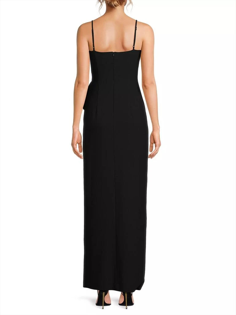 Black Halo Eve Del Mar Ruffled Gown 5