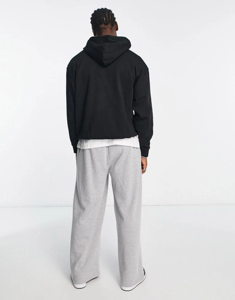 Weekday Weekday oversized hoodie in black 4