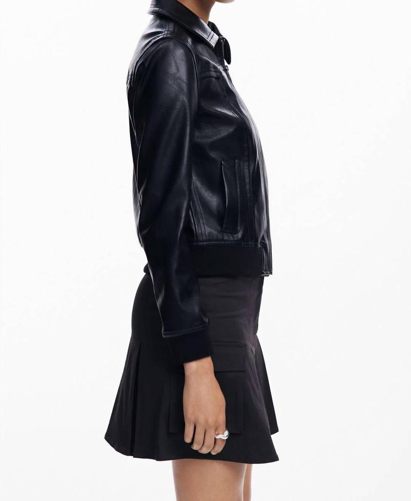 Desigual Desigual - FAUX LEATHER BIKER JACKET
