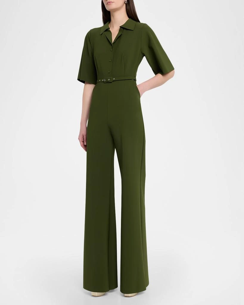 Chiara Boni Naho Belted Straight-Leg Jumpsuit 4
