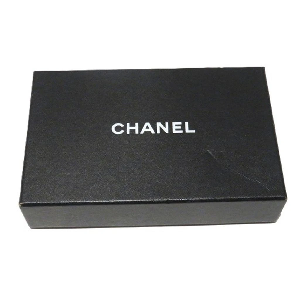Chanel Navy Leather Coin Purse/Coin Case (Pre-Owned) 5