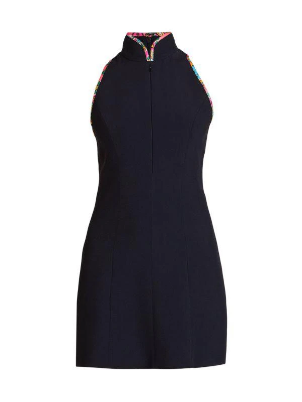 Andrew Gn Paisley Crepe Mini Dress 4