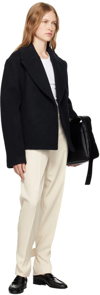 Totême Navy Cropped Jacket 4