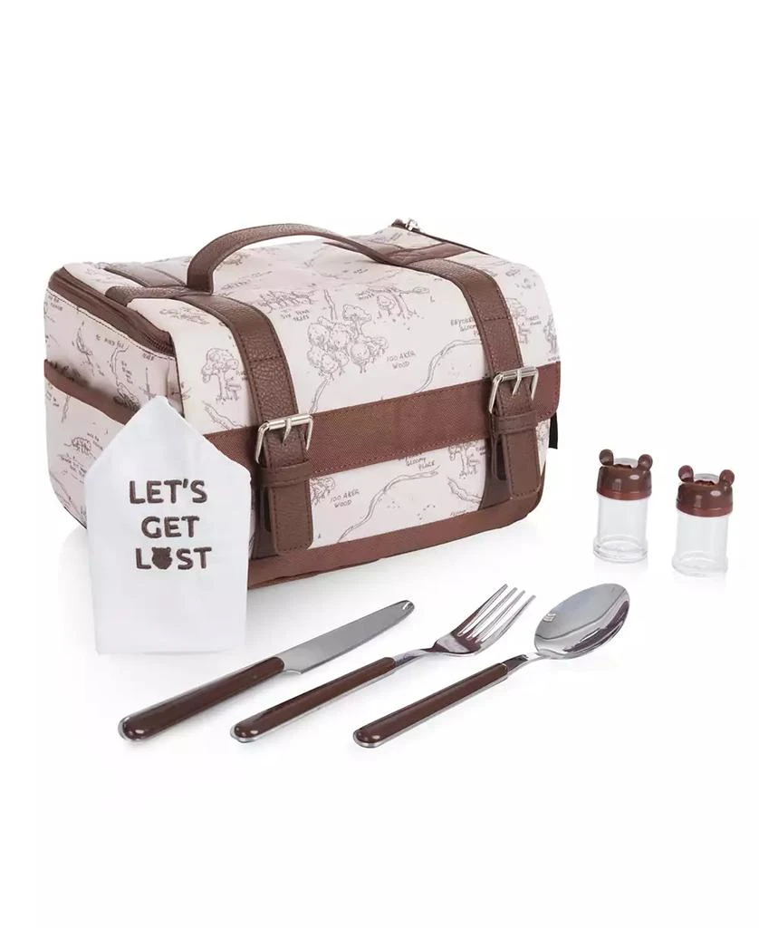 ONIVA Disney Winnie The Pooh Lunch Bag Cooler with Utensils Set 1