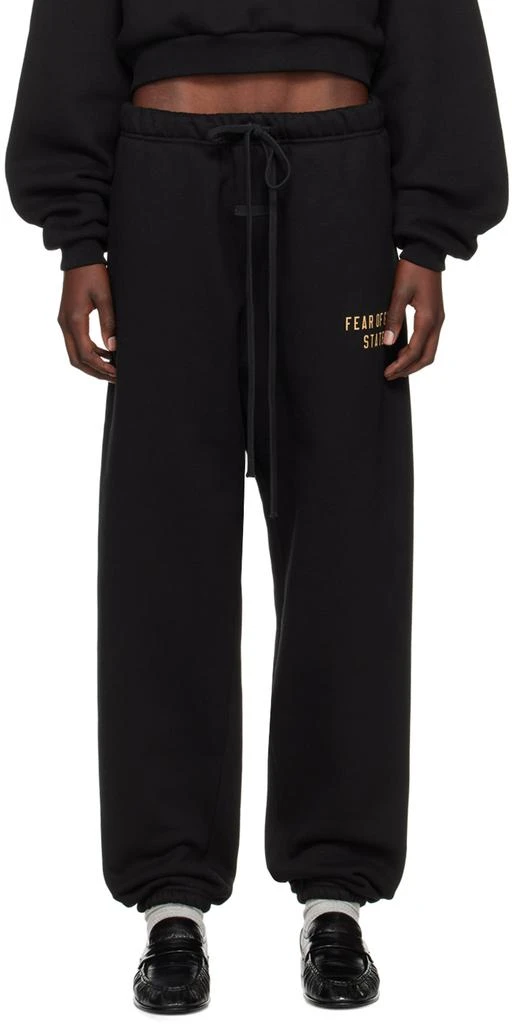 Essentials Black Essentials Sweatpants 1