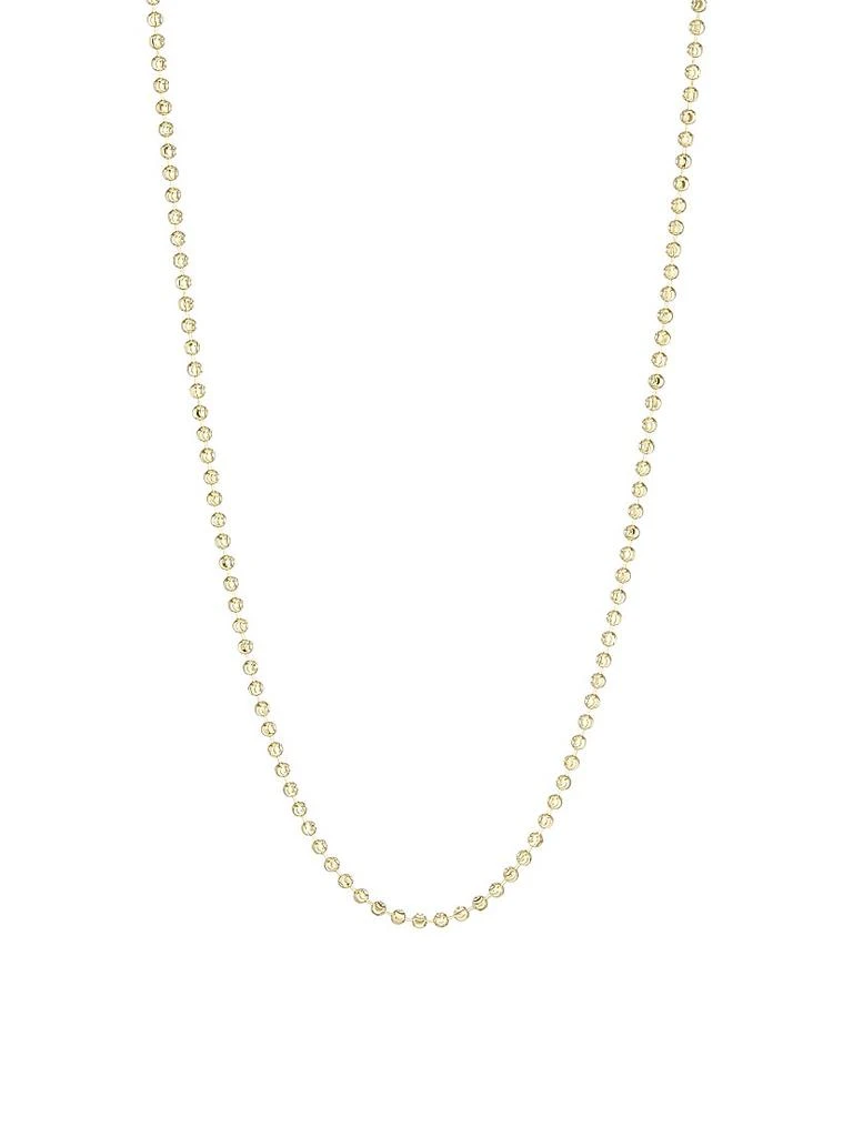 Saks Fifth Avenue Collection 14K Gold Bead Chain Necklace