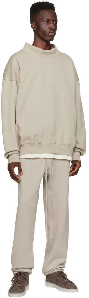 Essentials Gray Mock Neck Sweatshirt 4