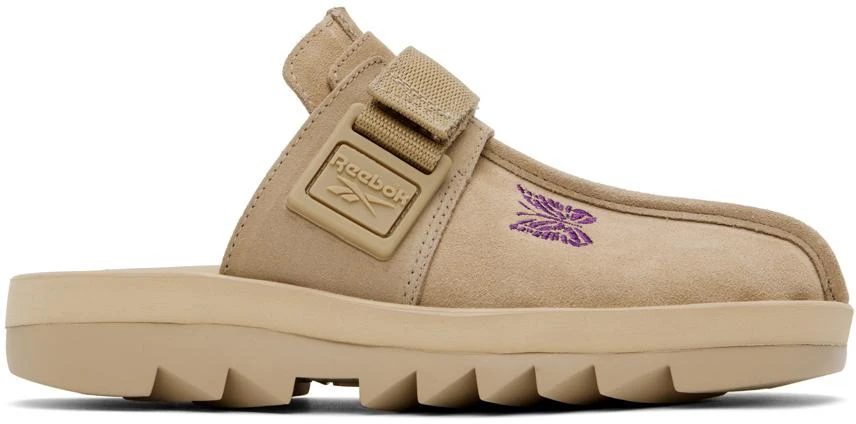 Reebok Beige Needles Edition Beatnik Slip-On Loafers 1
