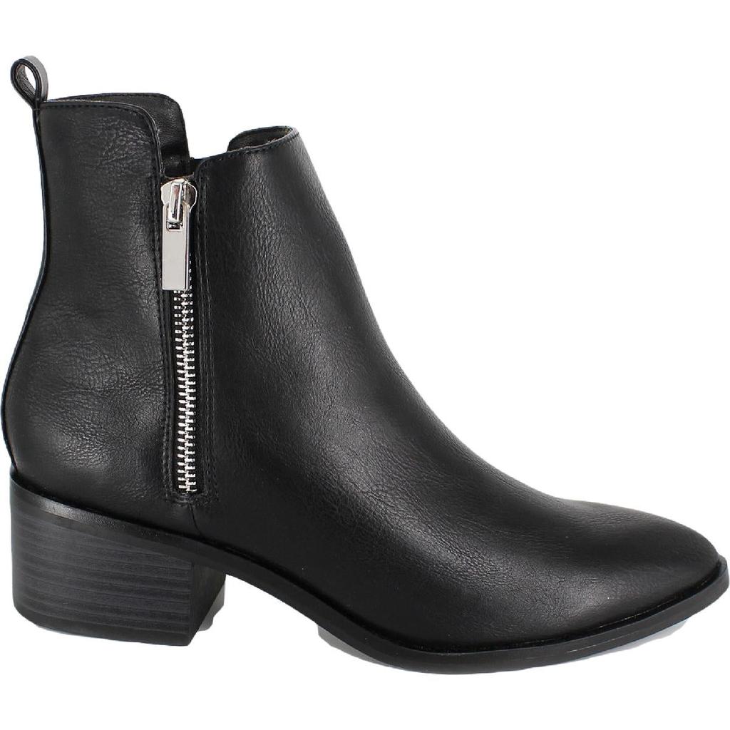Esprit Tatiana Womens Faux Leather Block Heel Ankle Boots